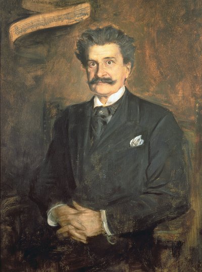 Johann Strauss de Jongere, 1895 door Franz Seraph von Lenbach